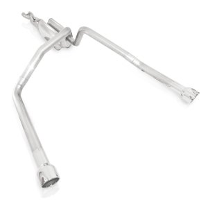 Chevrolet Trailblazer Performance Exhaust - Side Bumper Exit - Stainless Works - Cat Back with Turbo Chambered Mufflers and X-Pipe - `06-`09